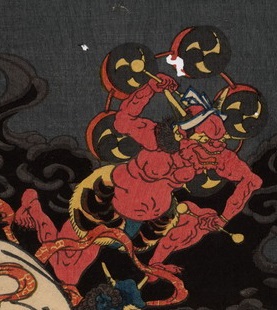 Raijin (Image: National Diet Library Digital Collections)