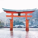 雪の厳島神社