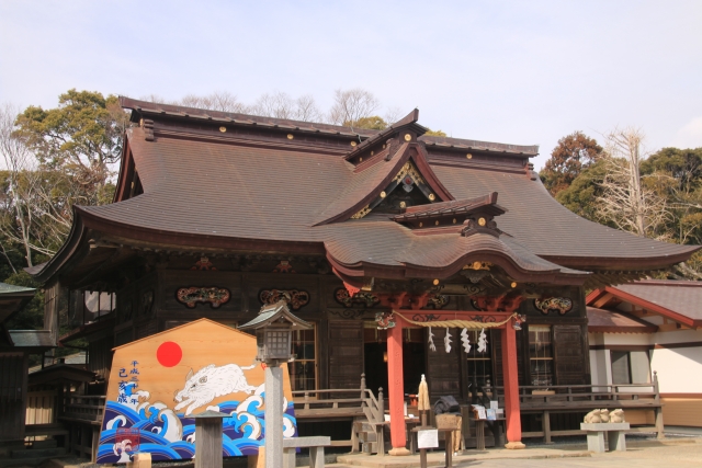 大洗磯前神社　拝殿